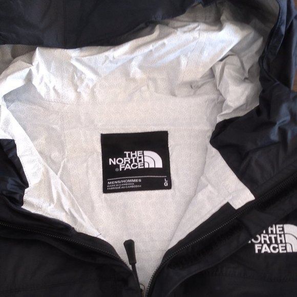 🆕The North Face Men's Venture Rain Jacket, Large - TNF Black/TNF White, Auth. - Picture 3 of 7